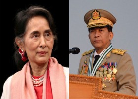 সু চি ও সেনাপ্রধান